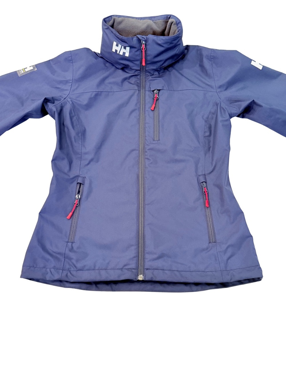 Helly Hansen Women’s Crew Hooded Sailing Jacket 33899 Navy Size S